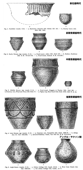 イギリスの穀物圧痕土器